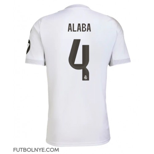 Camiseta Real Madrid David Alaba #4 Primera Equipación 2025-26 manga corta